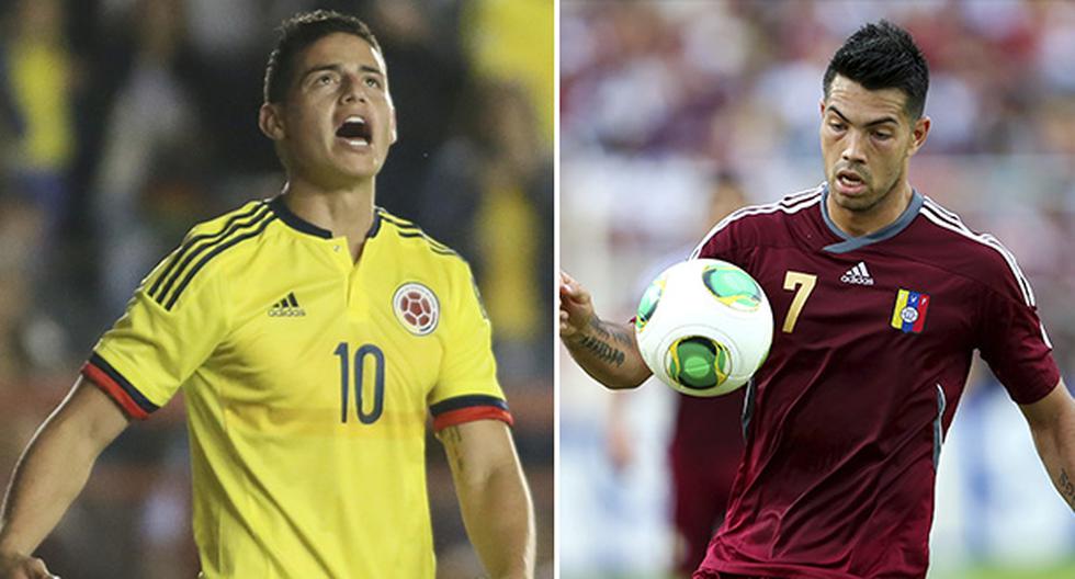 Colombia vs Venezuela por la Copa. (Foto: Getty Images)