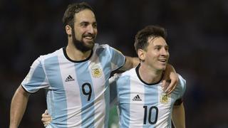 Gonzalo Higuaín regresó a la selección argentina