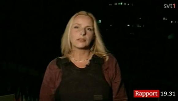 Gaza: Misil cayó en pleno despacho de periodista sueca