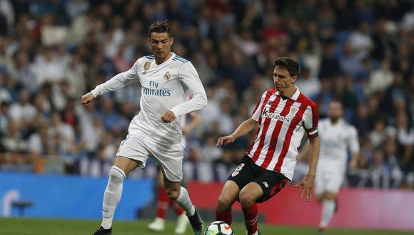 Real Madrid decepcionó en el Santiago Bernabéu al ceder un empate 1-1 ante Athletic Bilbao por la jornada 33° de la Liga española. Cristiano Ronaldo anotó. (Foto: EFE)