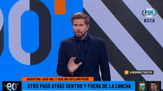 'Pollo' Vignolo criticó a Scaloni y lamentó no tener a Gareca: "Dejamos a alguien que era valioso" | VIDEO