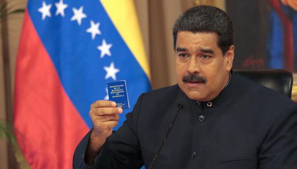 El presidente de Venezuela, Nicolás Maduro, no podrá entrar a Estados Unidos tras ser sancionado por ese paín. (EFE).