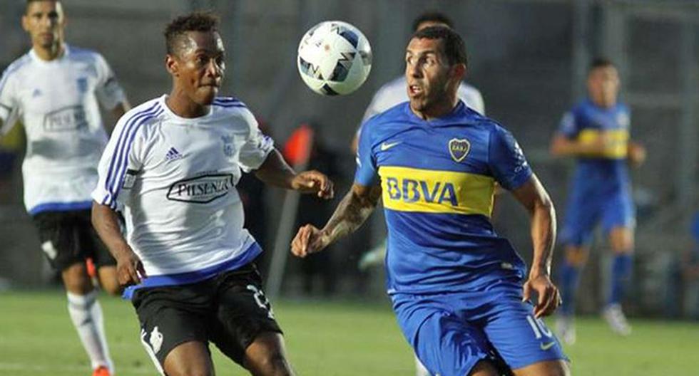 Emelec será rival de Alianza Lima, pero ante enfrentó a Boca Juniors. (Foto: Olé)