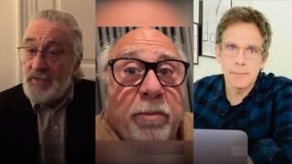 Robert De Niro, Danny DeVito y Ben Stiller piden a sus seguidores que se queden en casa para frenar el coronavirus