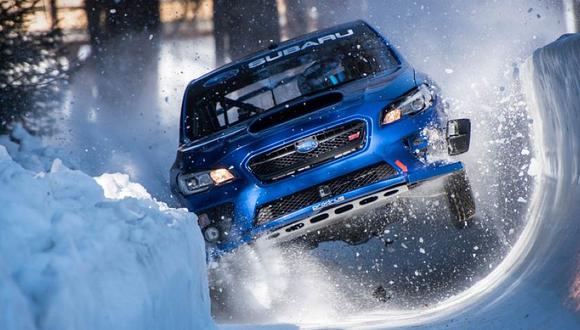 Este Subaru WRX STI desafía a la nieve