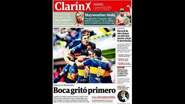 Boca vs. River: reacciones de la prensa tras triunfo 'xeneize' - 2