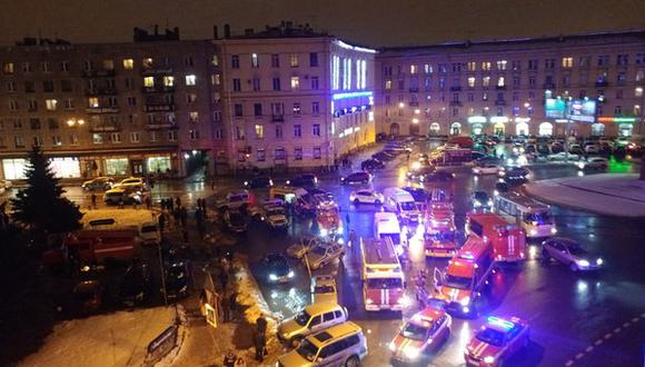 San Petersburgo: se registra explosión en supermercado.
