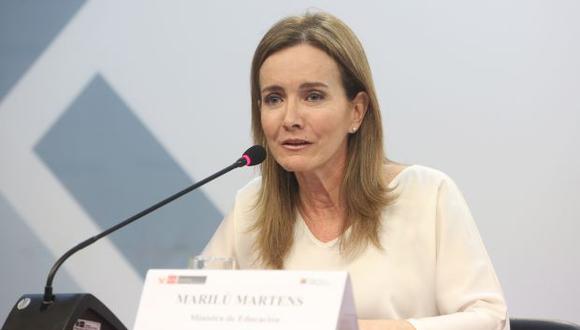 El pleno del Congreso de la República definió fecha y hora de la interpelación a la ministra de Educación, Marilú Martens. (Foto: PCM)