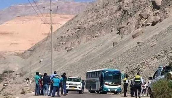 Tras la detenci&oacute;n, los sujetos fueron trasladados a la localidad de Chuquibamba para ponerlos a disposici&oacute;n de la fiscal&iacute;a (Foto: Carlos Zanabria)