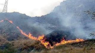 Cusco: continúa incendio forestal en santuario histórico de Machu Picchu