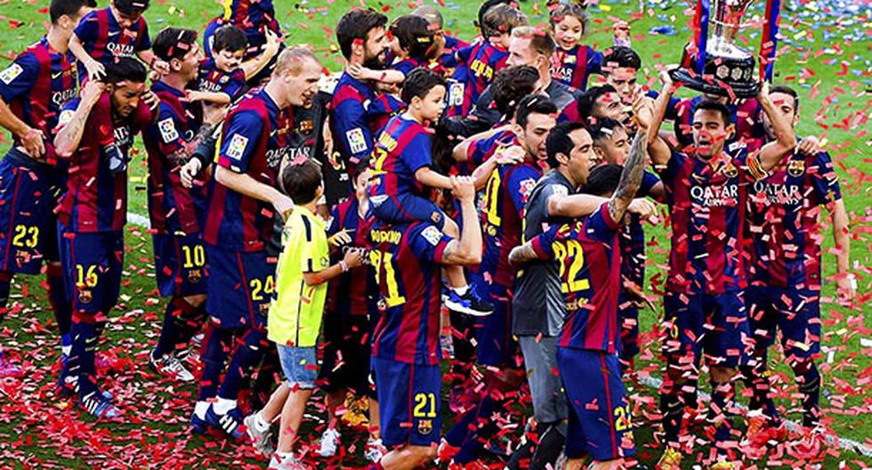 Así celebraron los jugadores. (Foto: Getty Images)