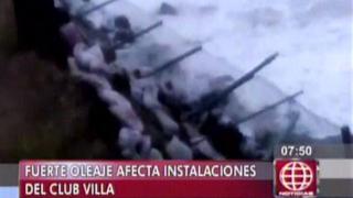 Oleaje anómalo afectó zonas de Club Villa en Chorrillos [VIDEO]
