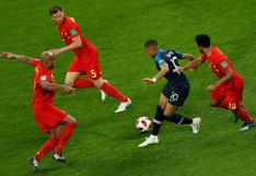 Francia vs. Bélgica: Mbappé realizó esta maravillosa jugada en la semifinal de Rusia 2018