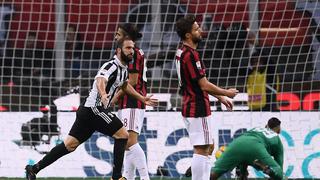 Juventus venció 2-0 al Milan por la fecha 11° de la Serie A