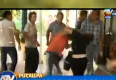 Pucallpa: Dos mujeres se agarraron a golpes por un hombre (VIDEO)