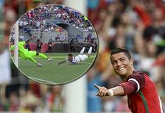 Cristiano Ronaldo imitó gol de Paolo Guerrero a Haití
