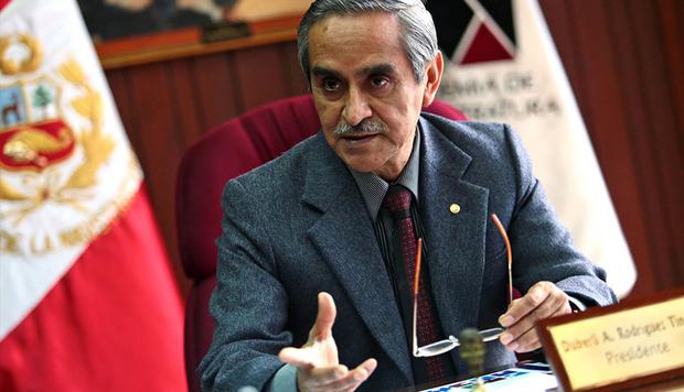 El abogado de Aníbal Torres es Duberlí Rodríguez, exjuez supremo y ex presidente del Poder Judicial (Foto: Andina)