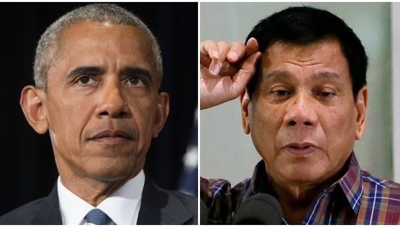 Obama cancela reunión con presidente de Filipinas tras insulto