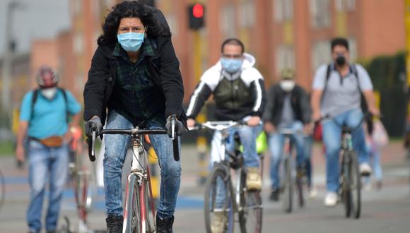 En materia de movilidad, el gobierno peruano ha sido el noveno país que ha declarado la bicicleta como un medio de transporte para poder frenar la pandemia del coronavirus. (AFP).