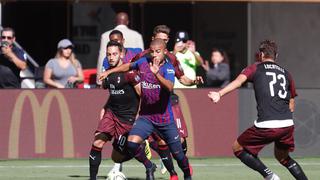 Barcelona perdió 1-0 ante Milan, con gol en el último minuto, por la International Champions Cup [VIDEO]