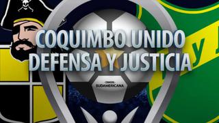 Coquimbo Unido vs. Defensa y Justicia: horario y cómo seguir EN DIRECTO la semifinal de la Copa Sudamericana