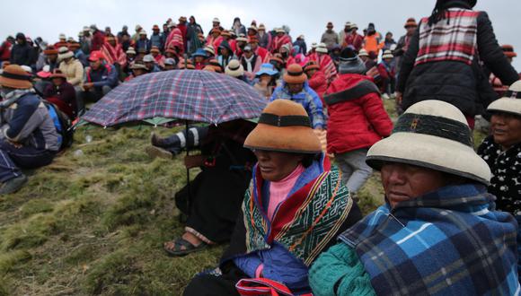 Según las comunidades, 500 comuneros tienen procesos por haber participado en protestas contra la empresa minera Las Bambas. (Foto: Antonio Alvarez/El Comercio)