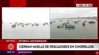 Chorrillos: cierran temporalmente muelle de pescadores | VIDEO