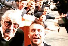 Stan Lee y su inolvidable selfie junto a superhéroes en Comic-Con 2015