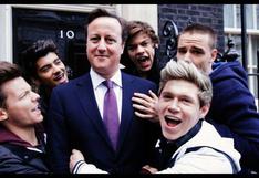 David Cameron se unió a One Direction para videoclip de caridad