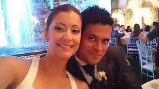 Karla Tarazona y Christian Domínguez se casaron por civil
