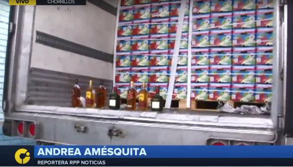 El coronel PNP Segundo Mejía, director de la Policía Fiscal, detalló que los productos fueron traídos desde la Zona de Tratamiento Especial de Tacna (Zofra Tacna). (RPP Televisión)