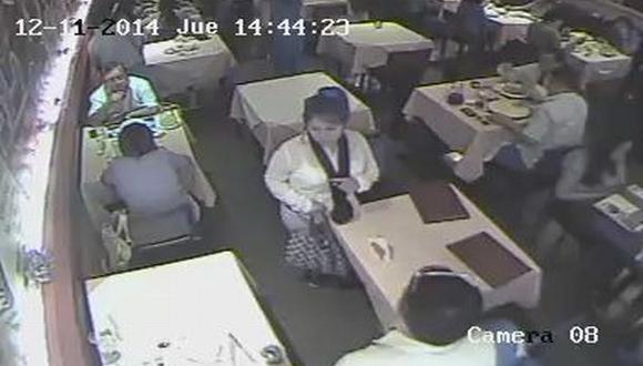 Mujer embarazada robaba a comensales de exclusivos restaurantes