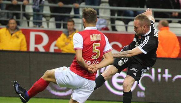 El remate que terminaría en el gol del ascenso del Amiens SC