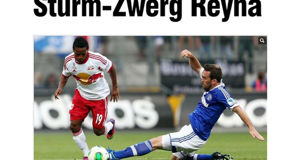Yordy Reyna fue noticia en el diario y portal de Bild de Alemania. (Foto: Bild.de)