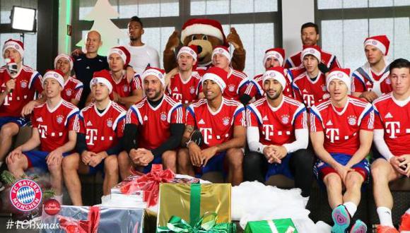 Bayern Múnich: jugadores enviaron saludos por Navidad