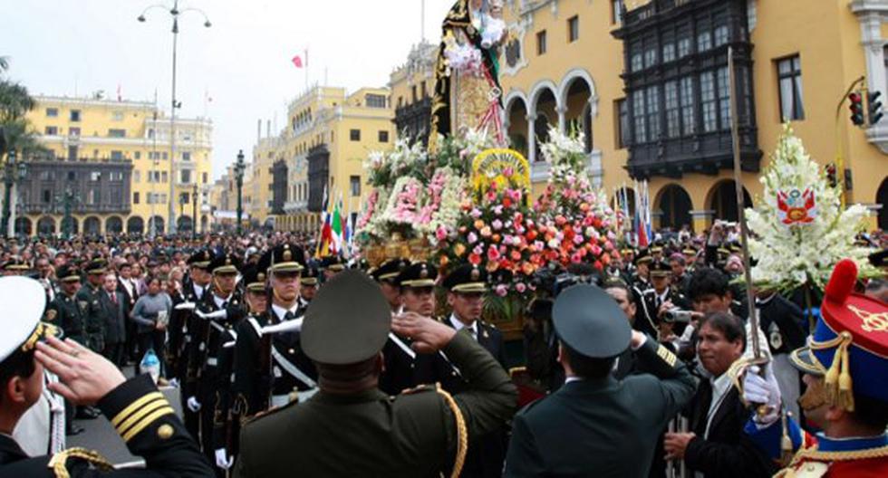 Este lunes 29 y martes 30 de agosto saldrá en procesión la imagen de Santa Rosa de Lima por distintas calles del centro de la capital. (Foto: Andina)
