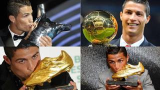Cristiano Ronaldo: los premios que ganó el crack del Real Madrid en su carrera