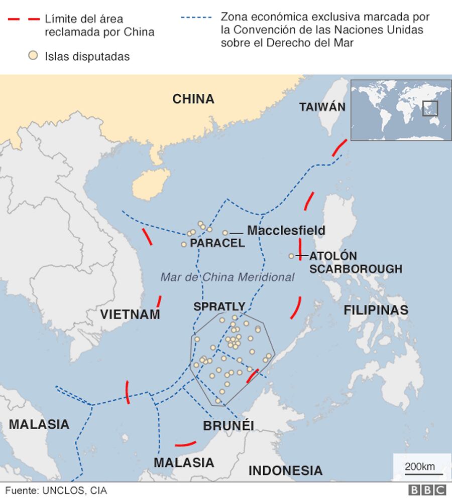 South China Sea conflict.