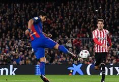 Barcelona vs Athletic Bilbao: Luis Suárez anotó espectacular gol por la Copa del Rey