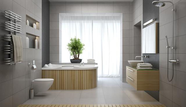 Mantén los gabinetes de tu baño organizados para que sepas siempre dónde está cada cosa. No olvides tener una canasta con productos de limpieza en uno de ellos. (Foto: Shutterstock)
