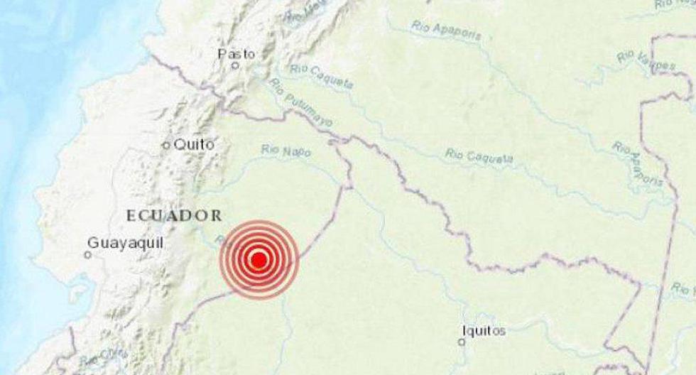 Dos sismos fuertes sismos se registraron la madrugada de este viernes en la provincia de Morona Santiago. (Foto: USGS)