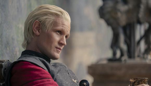 Matt Smith como Daemon Targaryen en "House of the Dragon" (Foto: HBO)