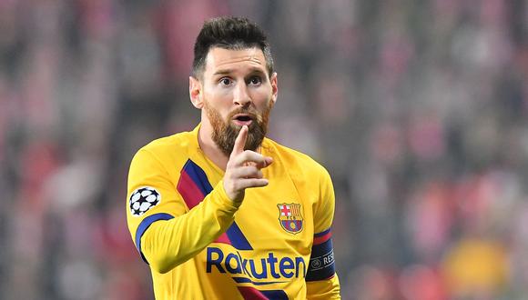 Lionel Messi anotó ante Slavia Praga su primer gol en la temporada en la Champions League 2019-20. (Foto: AFP)