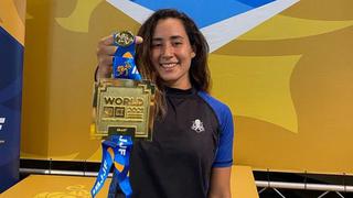 Peruana Leilani Bernales se corona campeona mundial de Jiu-Jitsu No Gi de la IBJJF