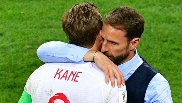 El entrenador de Inglaterra se deshizo en elogios hacia Harry  Kane, quien fue el salvador del duelo ante Croacia. Con su gol, los 'Tres Leones' clasificaron a la Final Four de la UEFA Nations League. (Foto: AP)