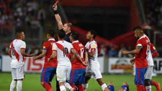 Perú y las ocho últimas expulsiones en partidos contra Chile