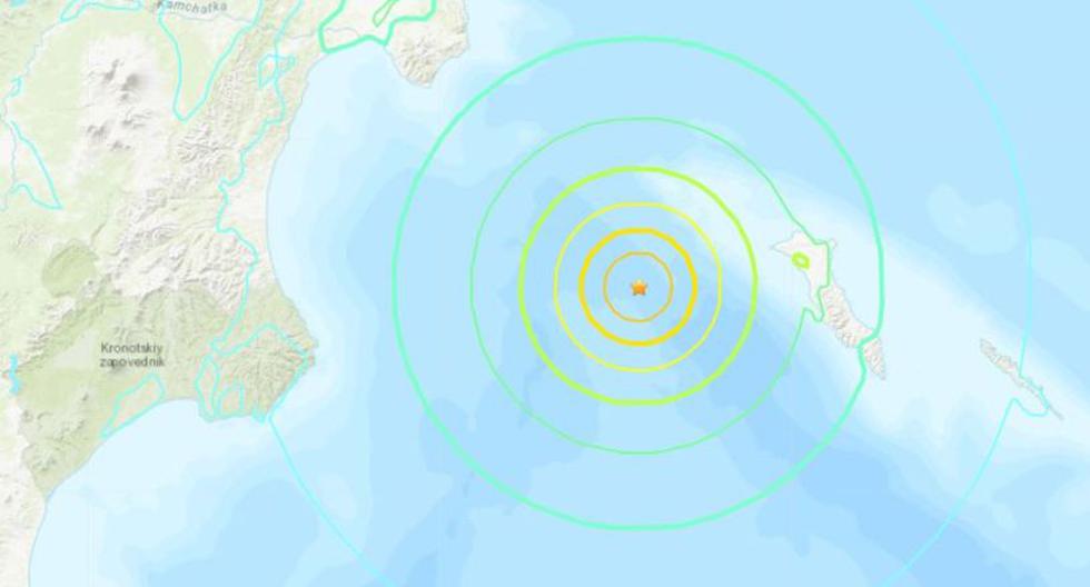 Terremoto de 7,4 de magnitud se registra en Kamchatka. (Foto: USGS)