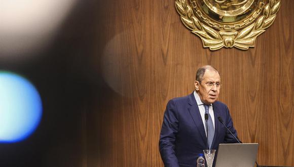 El ministro de Exteriores ruso, Serguéi Lavrov, se encuentra en Egipto, desde donde anunció la medida de liberación portuaria. (Foto: EFE)