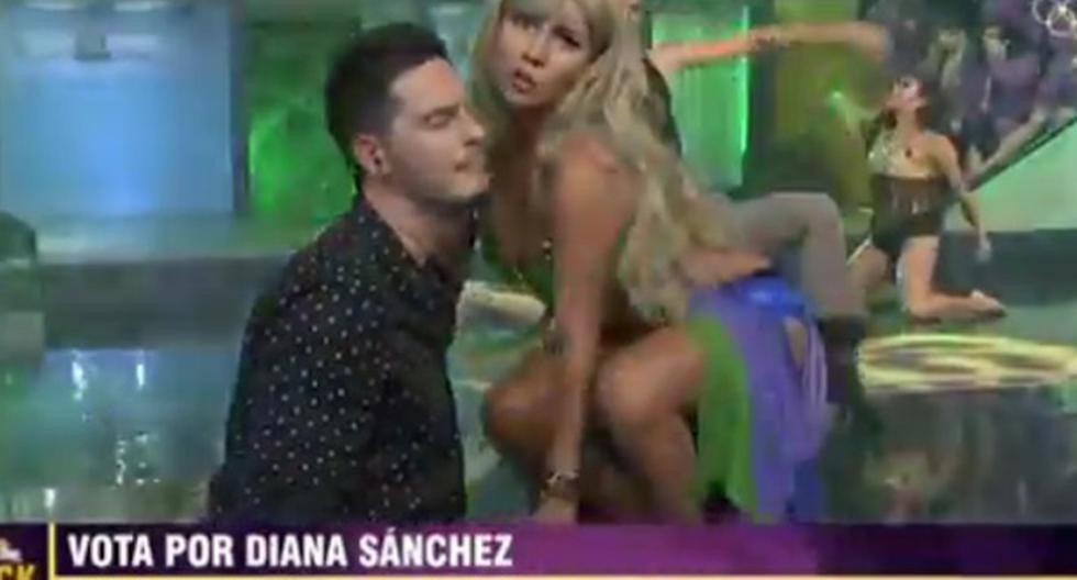 Diana Sánchez se convirtió en la sensual Britney Spears. (Foto: Captura de video)