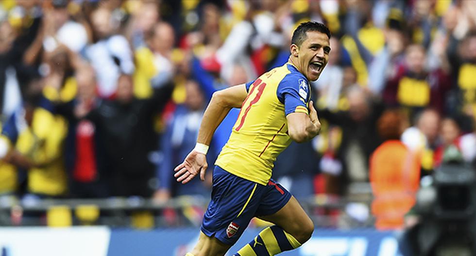 Alexis Sánchez y el gol de la fecha. (Foto: Getty Images)